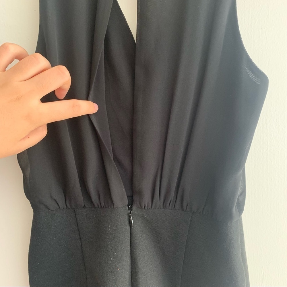 Bec & Bridge Black Sleeveless Wrap Mini Dress - Picture 6 of 8